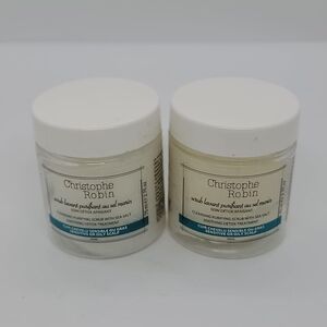Christophe Robin Cleansing Purifying Scrub Duo/75ml/ E 2.7fl.oz/RSMP$45